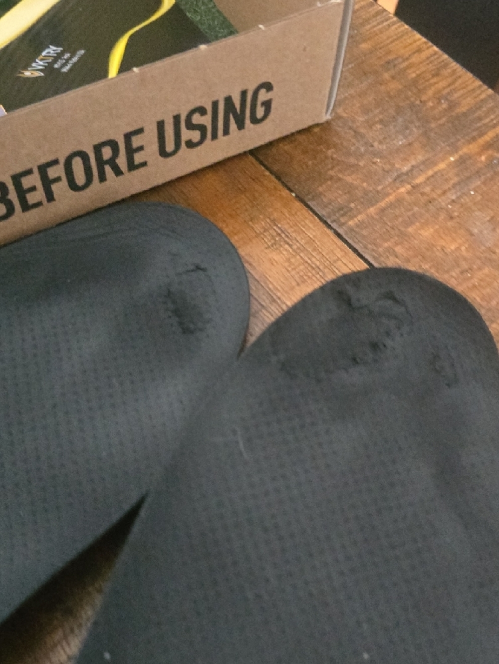 VKTRY Men’s Black Performance Insoles - Low-Profile Support - Picture 5 of 9